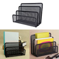 Metal mesh desk organizer and book shelf for home office and study room storage – House of Velva