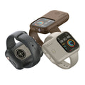 Portable Apple Watch power bank with silicone protective case for travel and daily carry