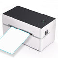 Bluetooth thermal label printer printing shipping label wirelessly from smartphone