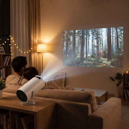 Portable 4K Projector for Movies, Gaming & Presentations
